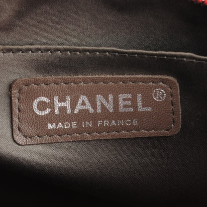 Chanel Patent Calfskin Lucky Symbols Pochette Coral 7 of 7