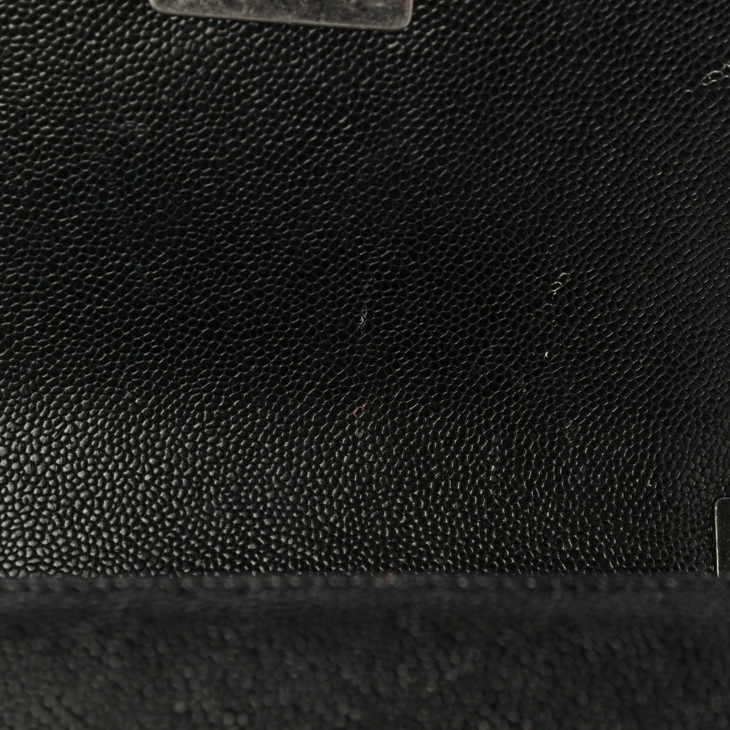 Caviar Quilted Small Boy Flap Black