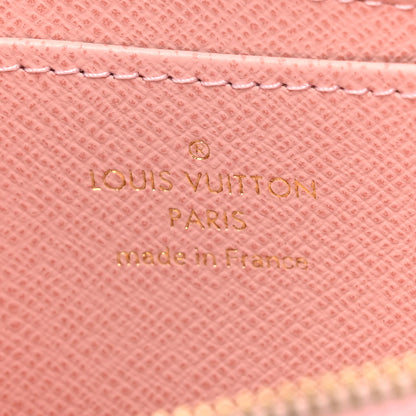 Louis Vuitton Damier Azur Zippy Coin Purse Rose Ballerine 7 of 8