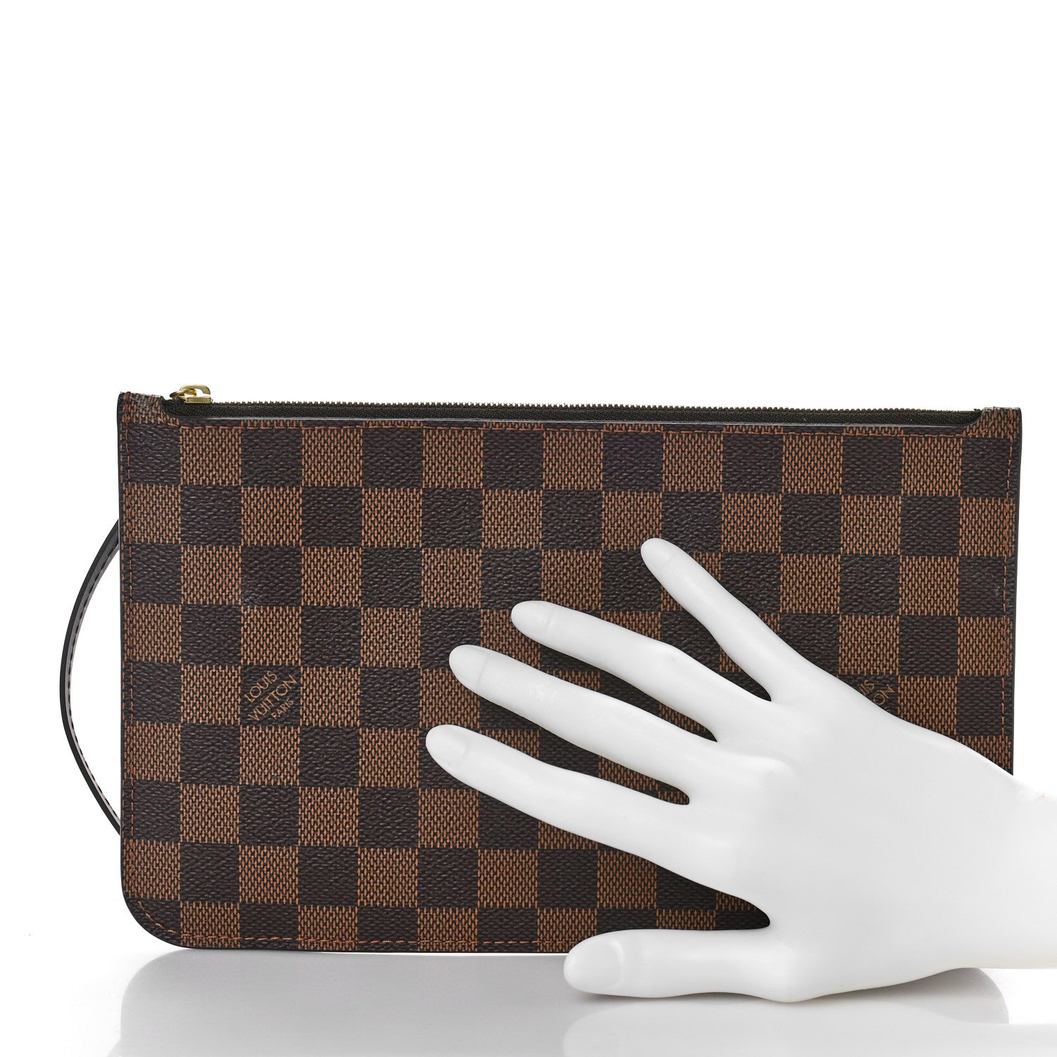 Louis Vuitton Damier Ebene Neverfull MM GM Pochette 2 of 8