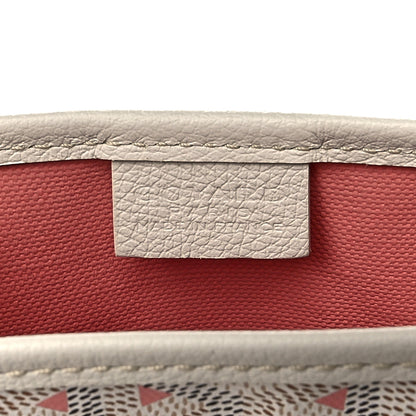 Goyard Goyardine Poitiers Claire Voie Tote White Pink 5 of 10