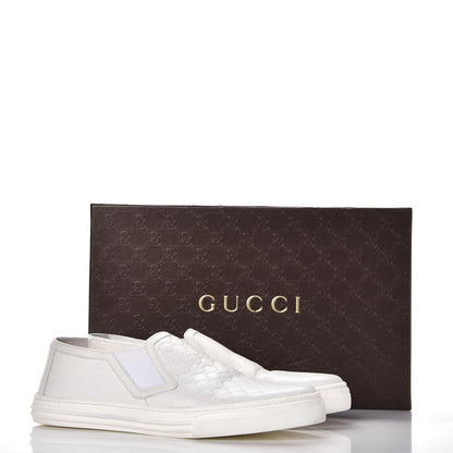Gucci Microguccissima Slip On Sneakers 37 White 13 of 13