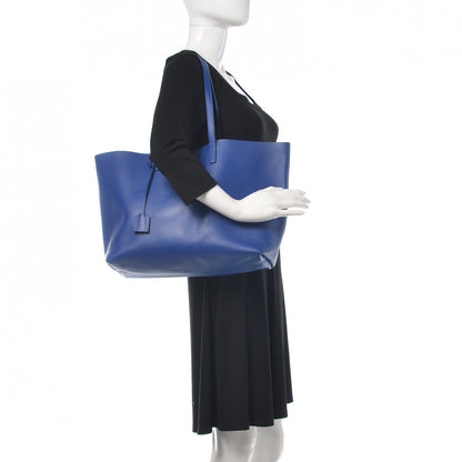 Saint Laurent Calfskin Large Shopping Tote Ultramarine 2 of 12