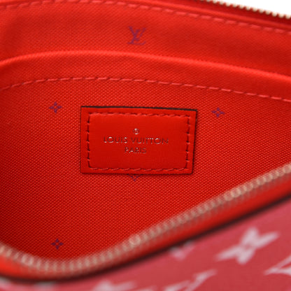 Louis Vuitton Monogram Escale Neverfull MM GM Pochette Rouge 6 of 8