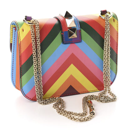 Valentino Garavani Vitello 1973 Small Glam Lock Rockstud Flap Multicolor 3 of 9