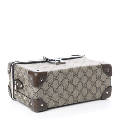 Gucci GG Supreme Monogram Globe-Trotter Beauty Case Brown 3 of 10