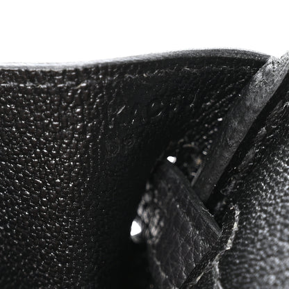 Hermes Togo Birkin 25 Black 7 of 11