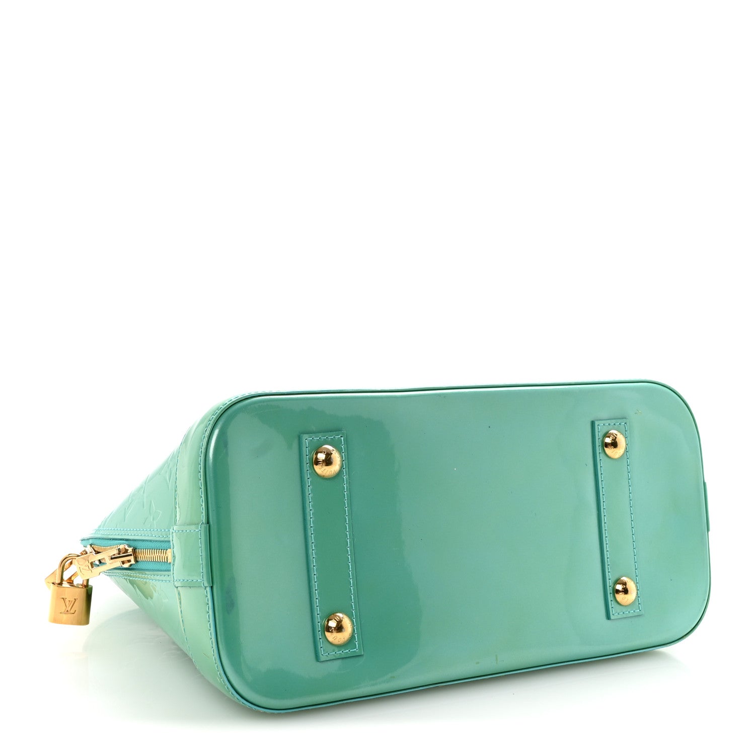 Louis Vuitton Vernis Alma PM Turquoise 4 of 9