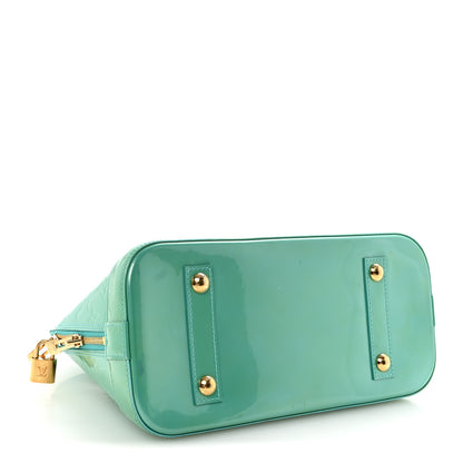 Louis Vuitton Vernis Alma PM Turquoise 4 of 9