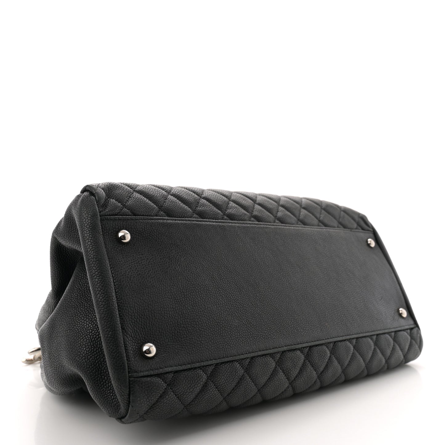 Caviar Quilted Large Just Mademoiselle Black