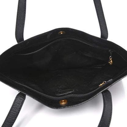 Chanel Grained Calfskin Shopping Tote Black 4 of 26