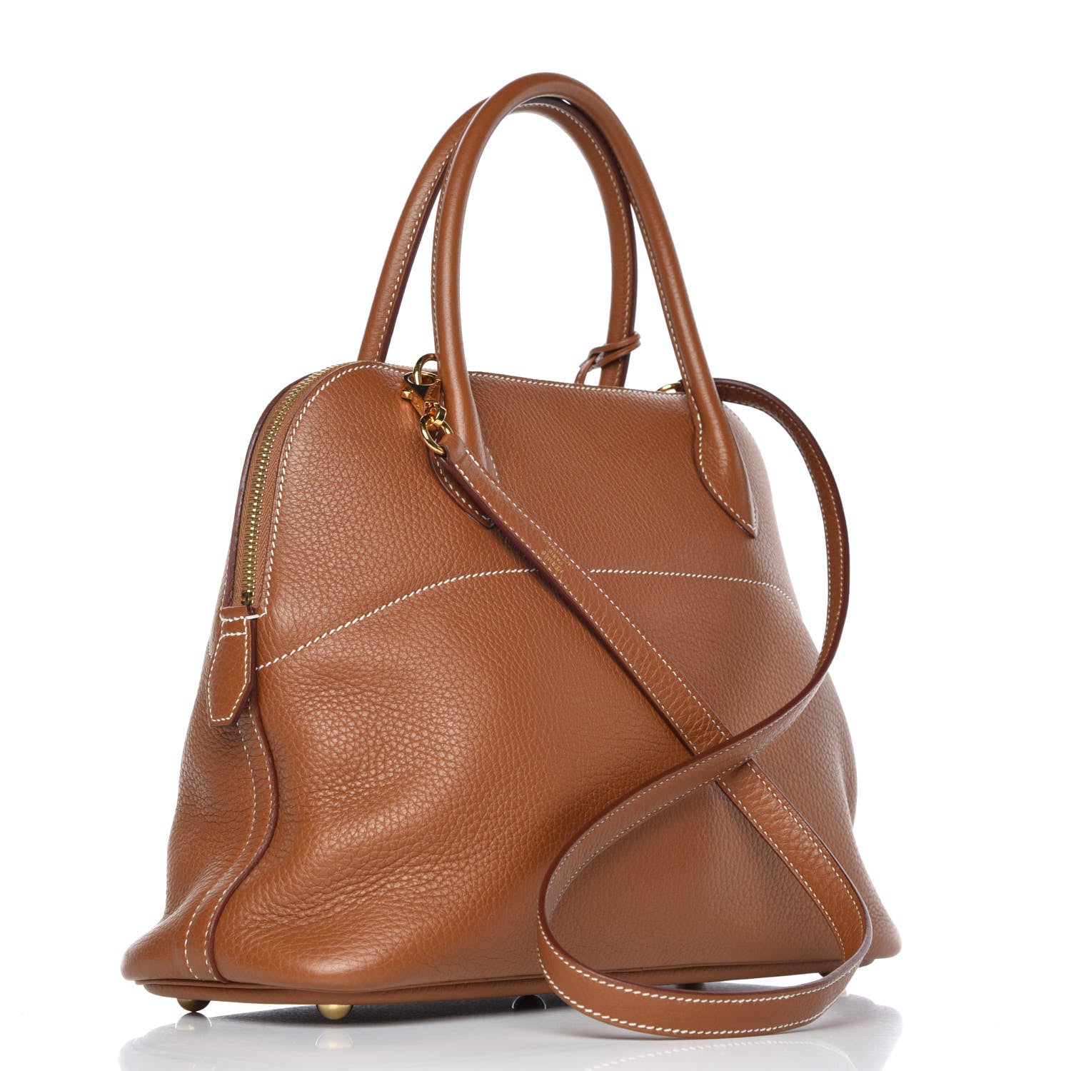 Hermes Taurillon Clemence Bolide 31 Gold 3 of 7