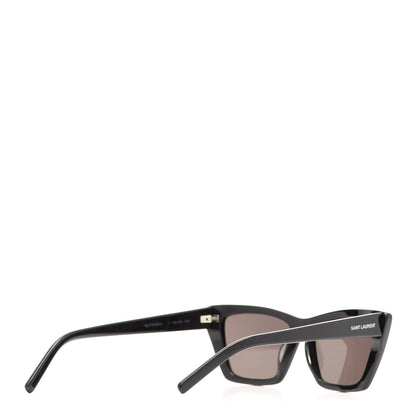 Saint Laurent Acetate Mica Cat Eye Sunglasses SL 276 Black 4 of 8