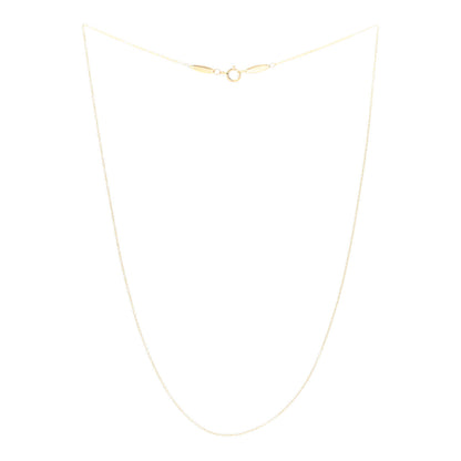 Tiffany 18K Yellow Gold Small Chain Necklace 18" 3 of 7