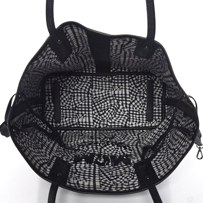 MCM Visetos Medium Liz Reversible Shopper Tote Black 12 of 16