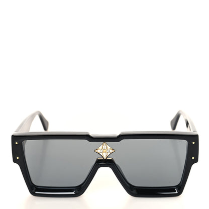 Louis Vuitton Acetate Swarovski Crystal Cyclone Sunglasses Z1578W Black 3 of 7