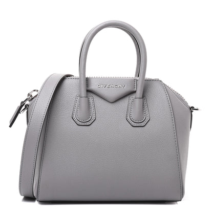 Givenchy Sugar Goatskin Mini Antigona Pearl Grey 1 of 23