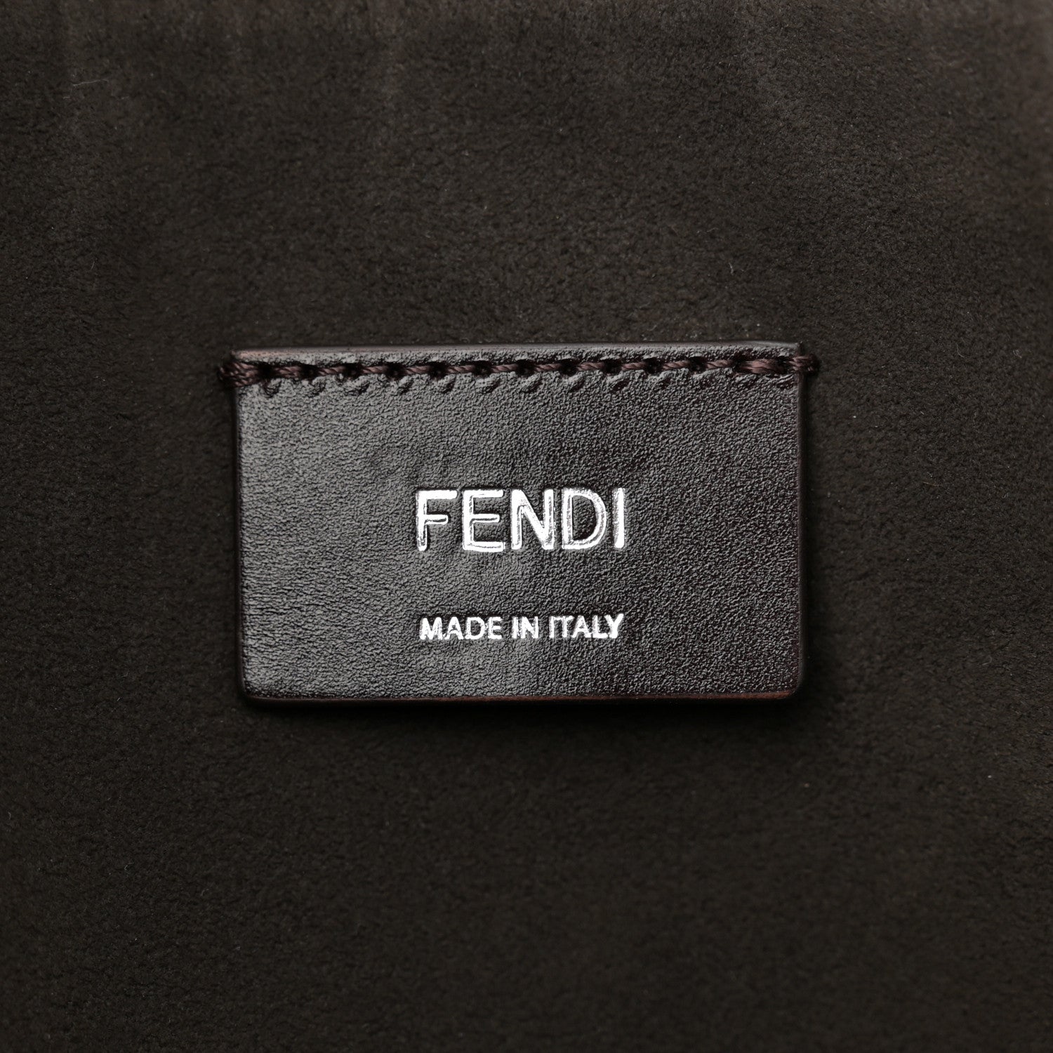 Fendi Vitello Cher Logo Embossed After Messenger Bag Dark Blue 6 of 12