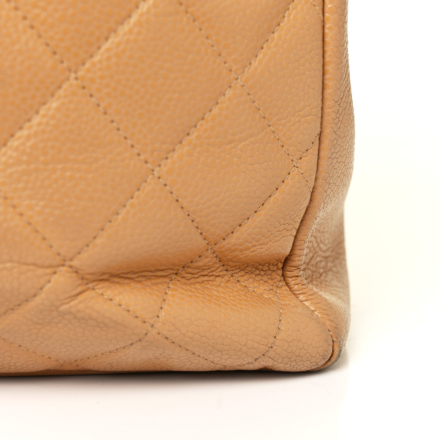 Chanel Caviar Quilted Grand Shopping Tote GST Beige 18 of 19