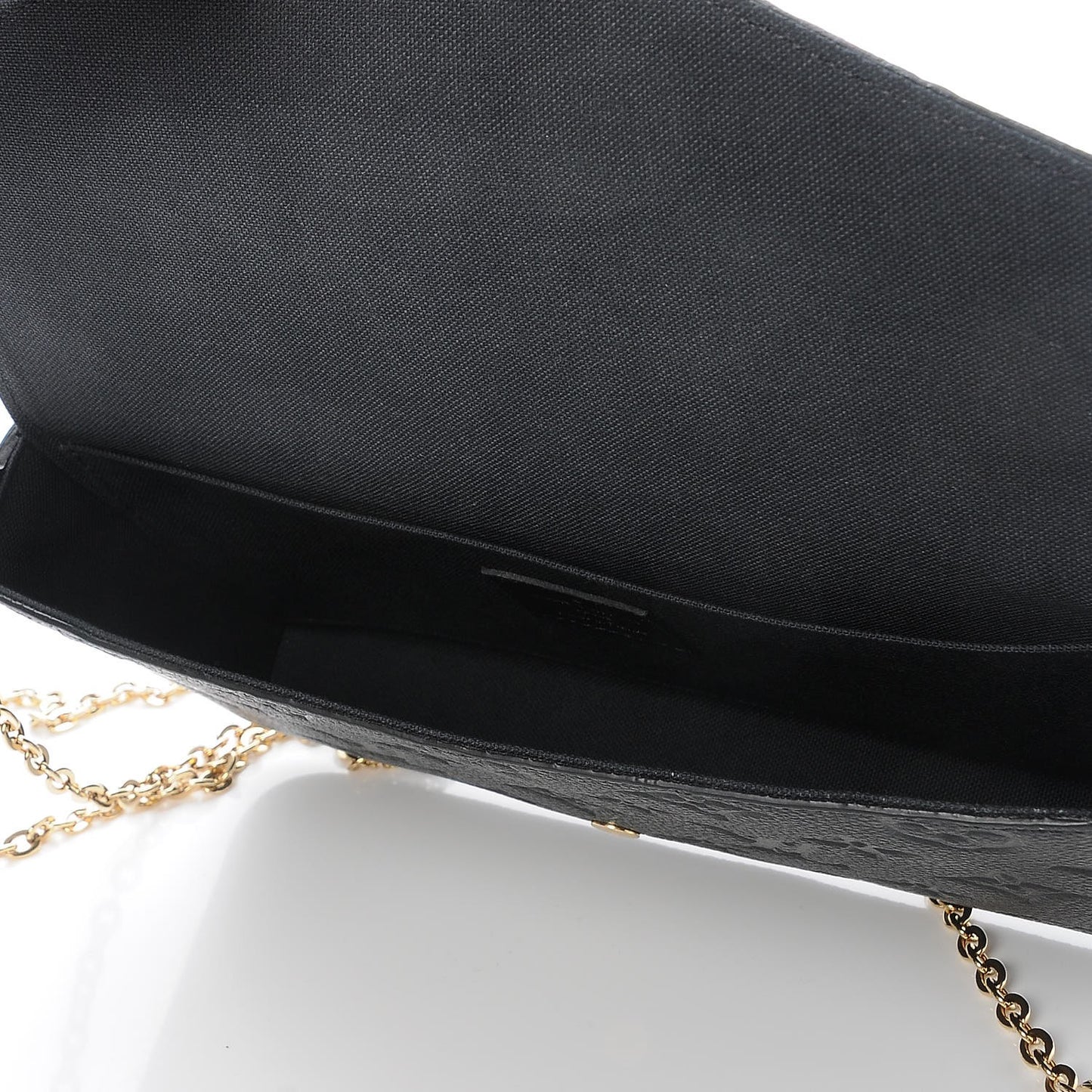 Empreinte Pochette Felicie Chain Wallet Black
