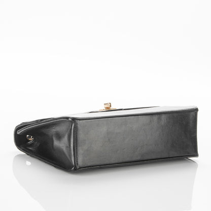 Chanel Lambskin Quilted Medium Single Flap Black 4 of 8