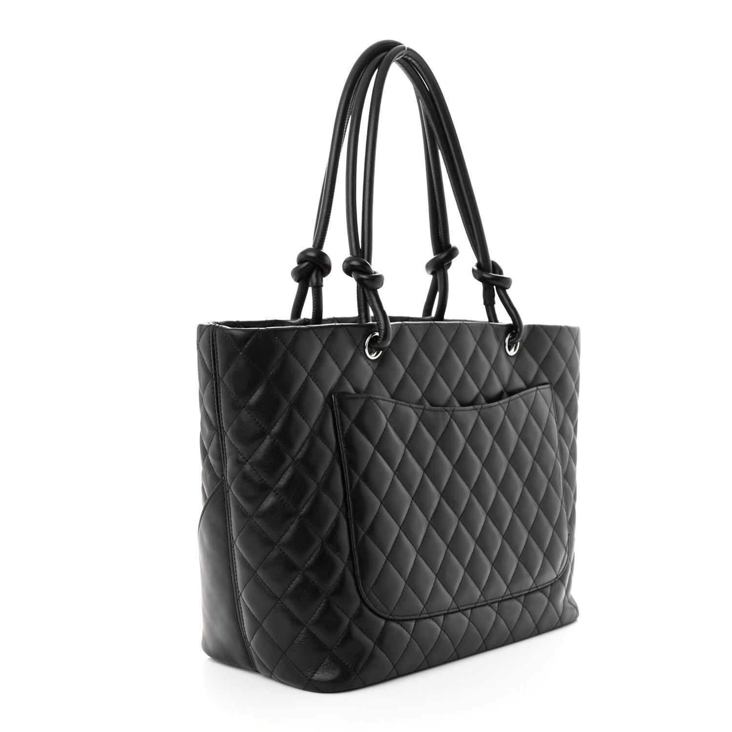Chanel Calfskin Quilted Large Cambon Tote Black 3 of 12