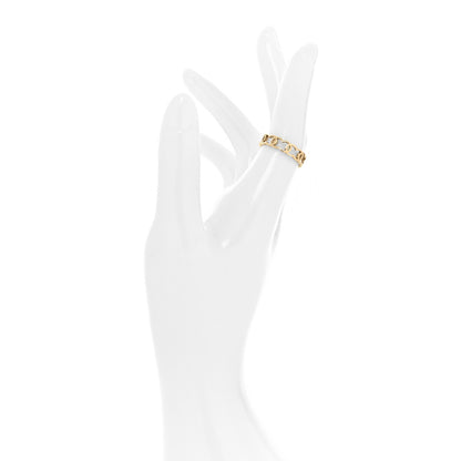 Chanel Metal CC Ring 54 6.75 Gold 2 of 4