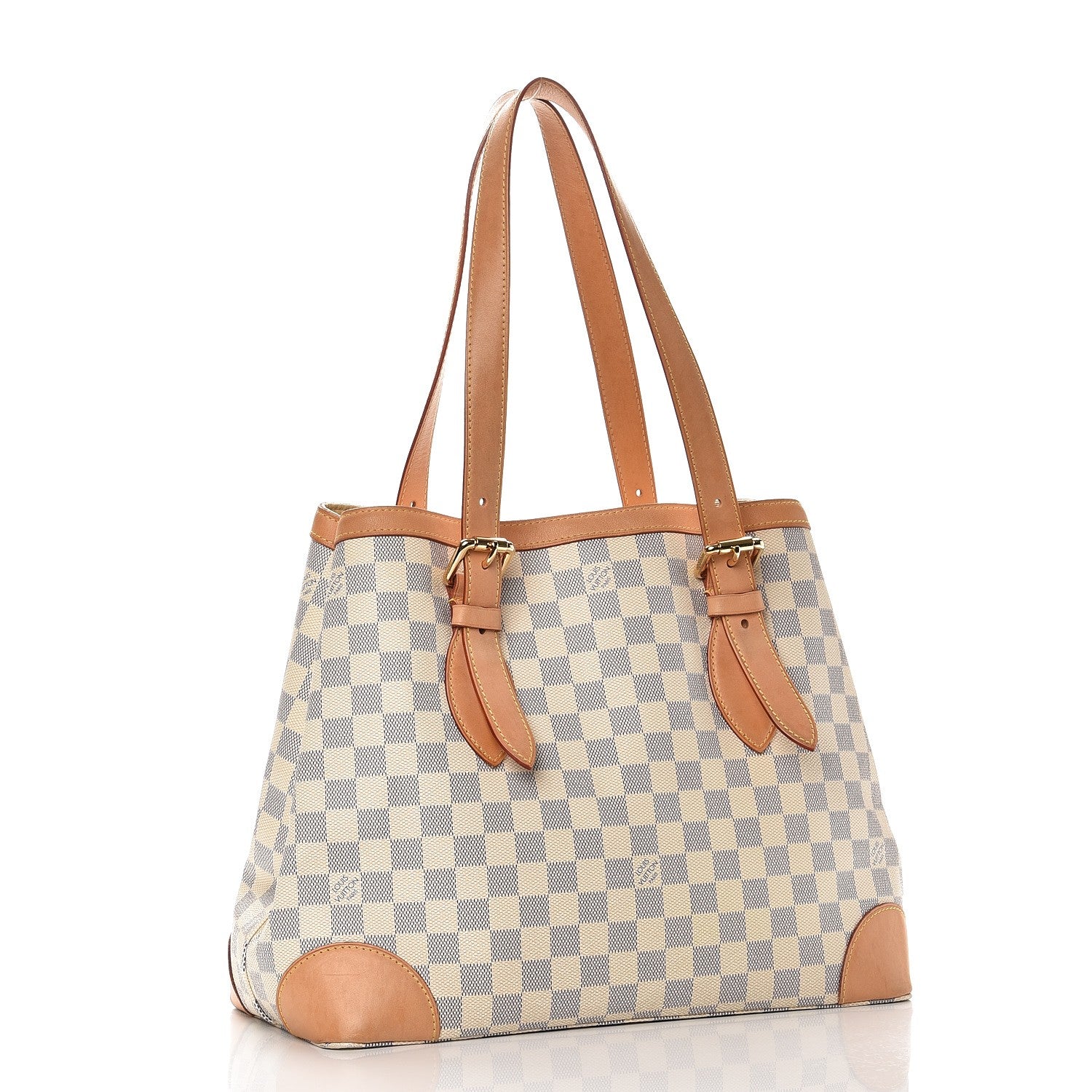 Louis Vuitton Damier Azur Hampstead MM 3 of 14