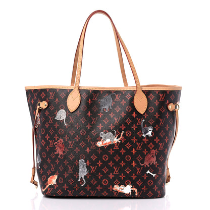 Louis Vuitton Catogram Neverfull MM Marron 3 of 10