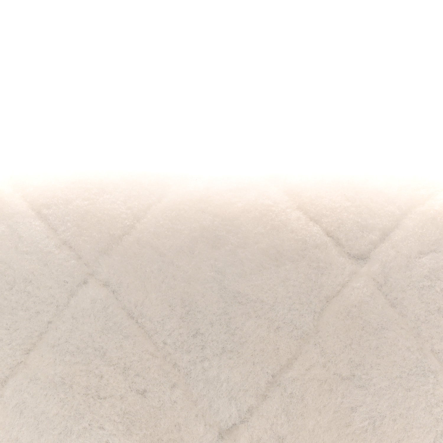 Chanel Shearling Lambskin Quilted CC Chain Flap White 8 of 10