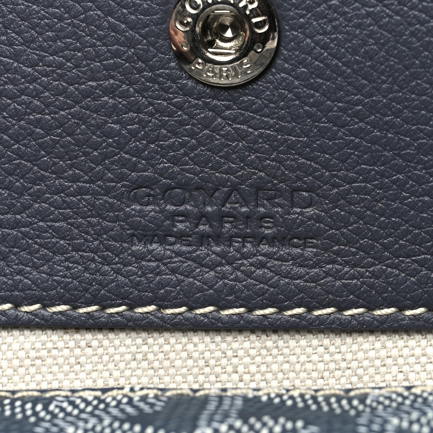 Goyard Goyardine Pouch Grey 6 of 9