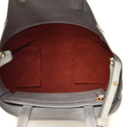 Celine Grained Calfskin Small Vertical Bi-Cabas Cream Red 8 of 28