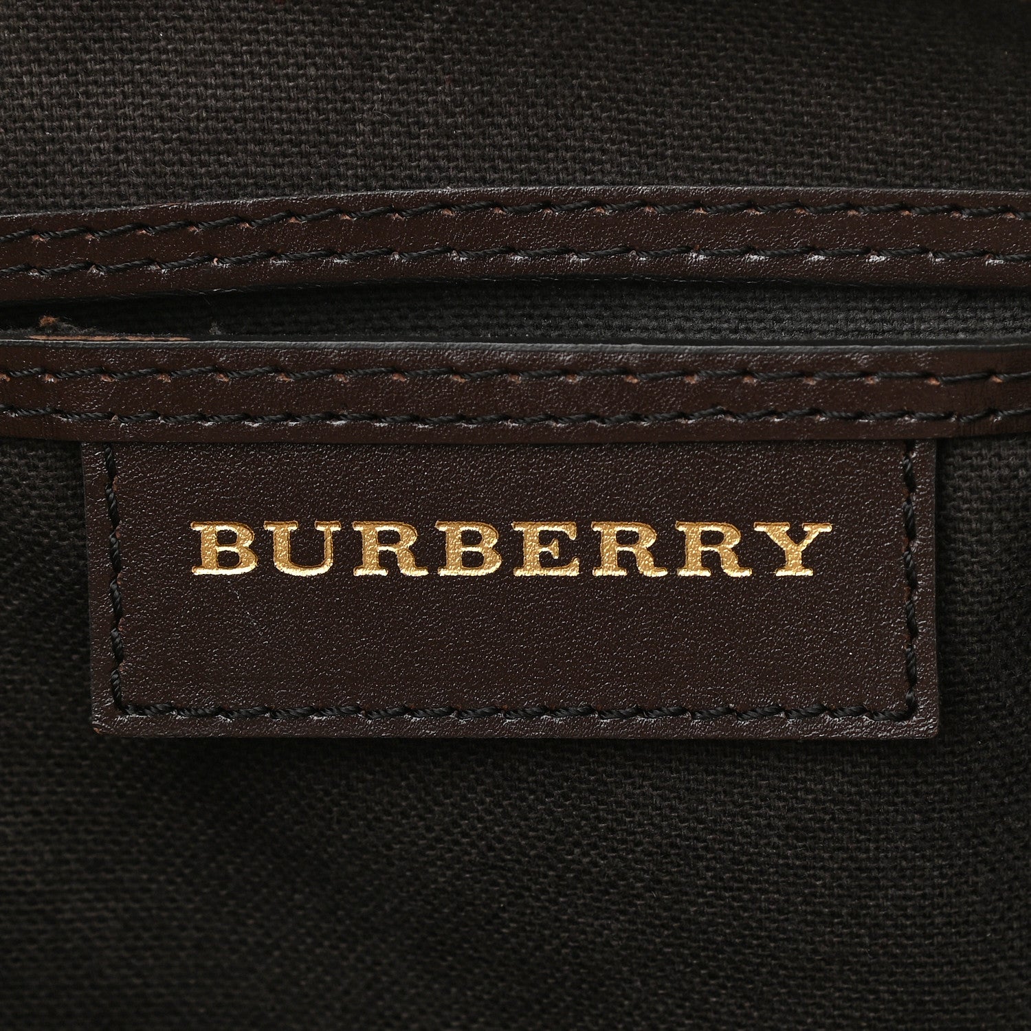 Burberry Haymarket Check Small Chester Bowling Bag Chocolate 6 of 10