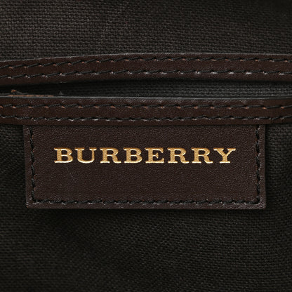 Burberry Haymarket Check Small Chester Bowling Bag Chocolate 6 of 10