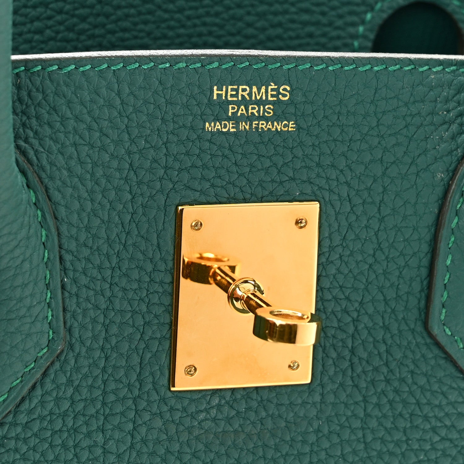 Hermes Togo Birkin 30 Malachite 6 of 11