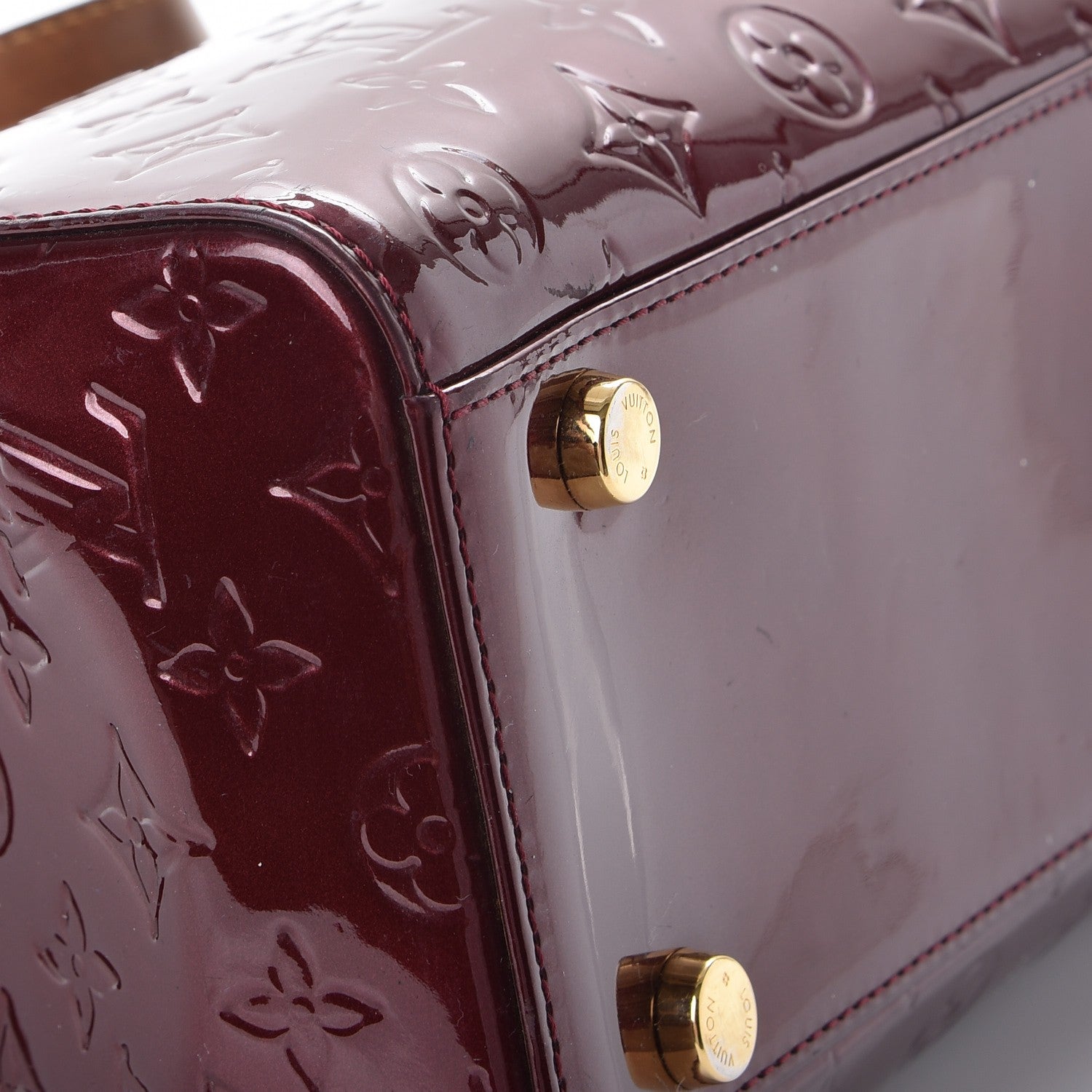 Louis Vuitton Vernis Brea GM Rouge Fauviste 11 of 14