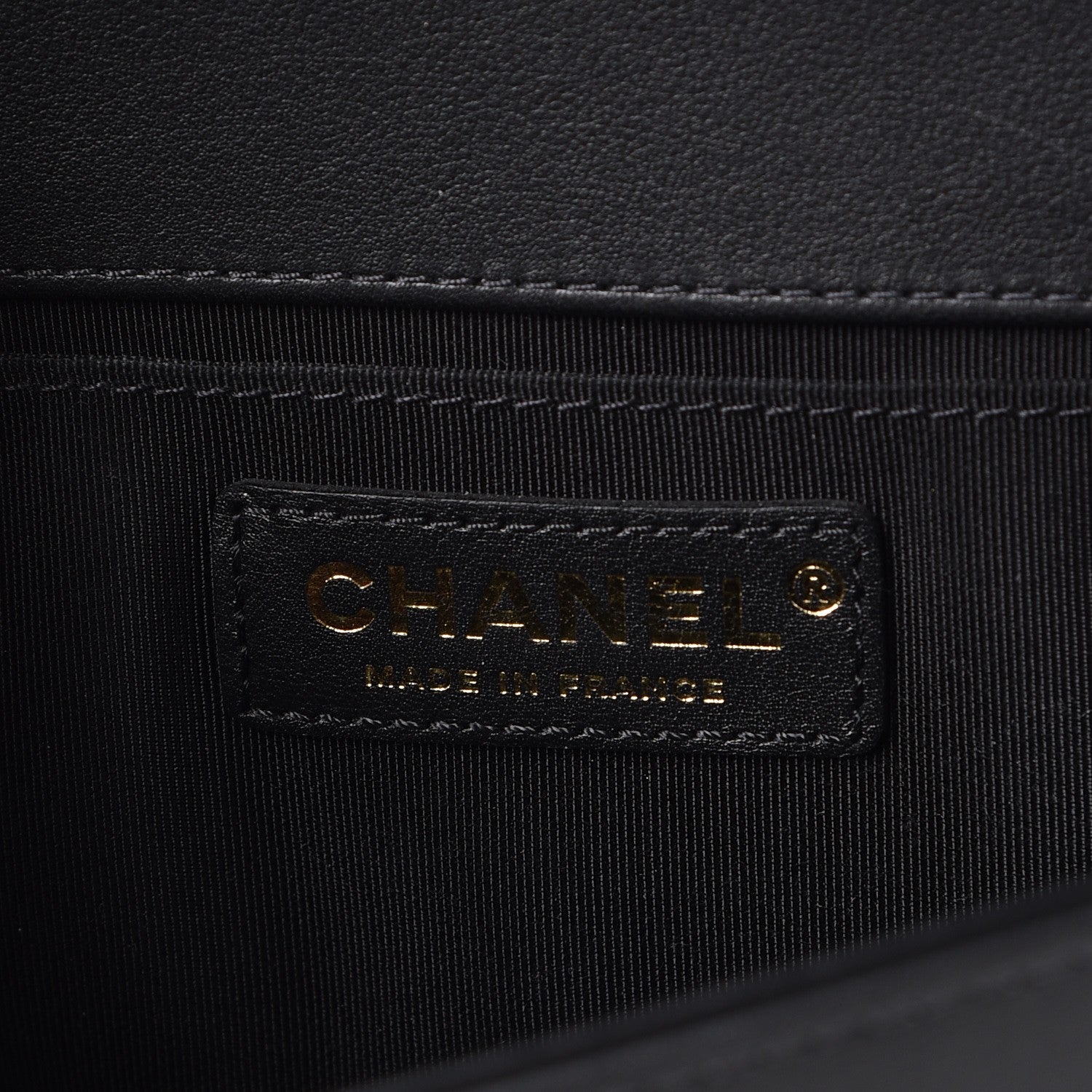 Chanel Calfskin Quilted Medium Boy Flap Black 7 of 9