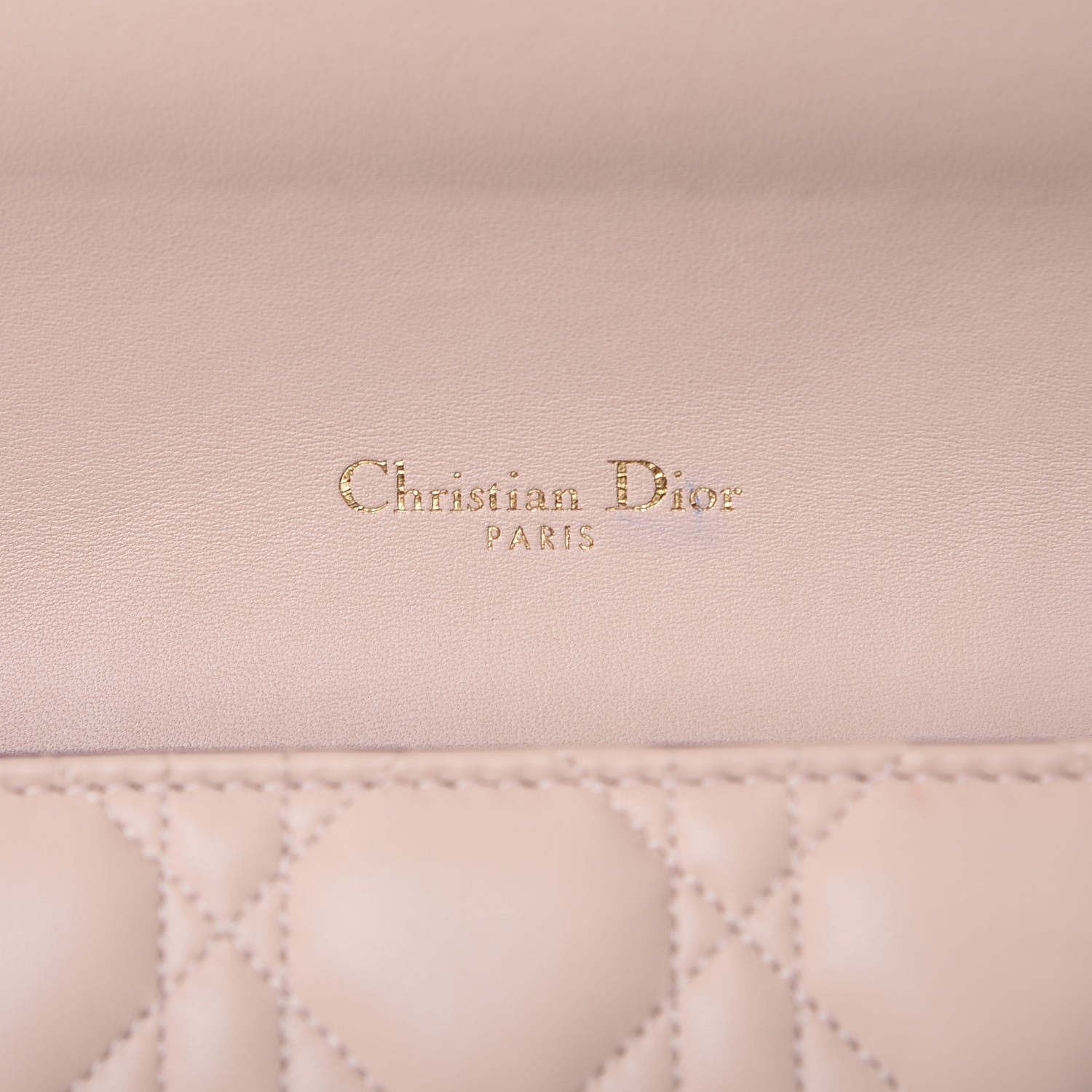 Christian Dior Lambskin Cannage Medium Miss Dior Flap Light Pink 6 of 12