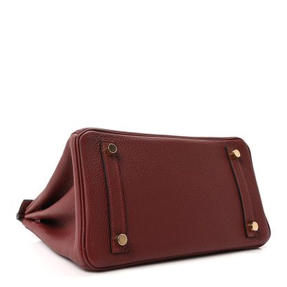 Hermes Togo Birkin 25 Rouge H 4 of 10