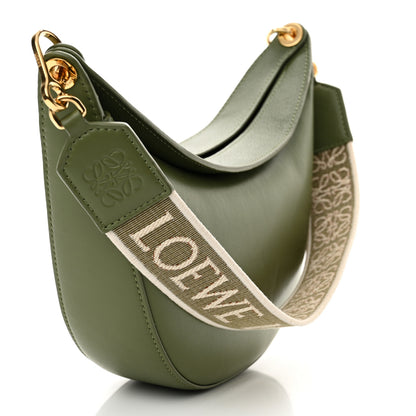 Loewe Satin Calfskin Jacquard Small Luna Bag Avocado Green 3 of 10