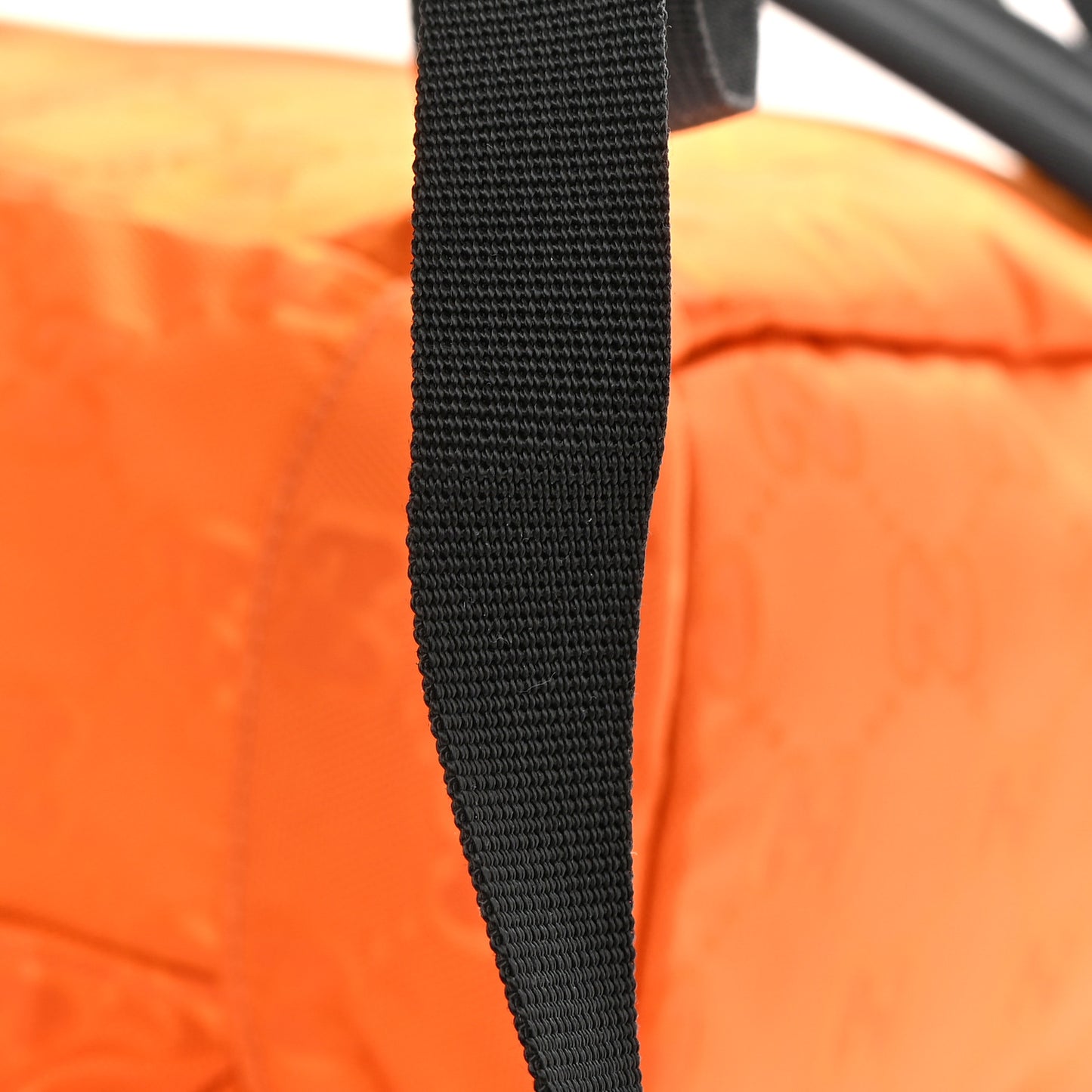 Econyl Nylon Monogram Off The Grid Utility Pocket Backpack Carrot Orange Black