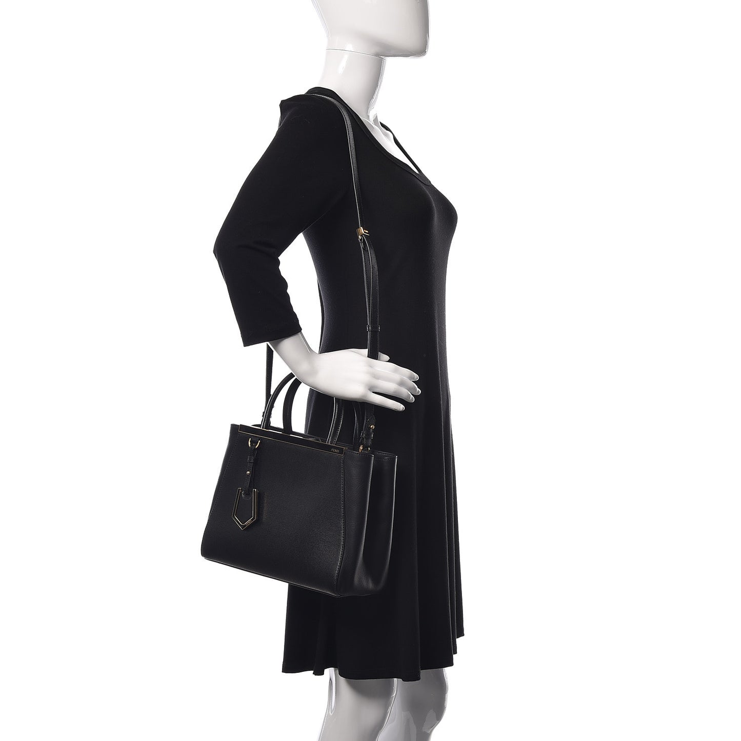 Vitello Elite Petite 2Jours Tote Black