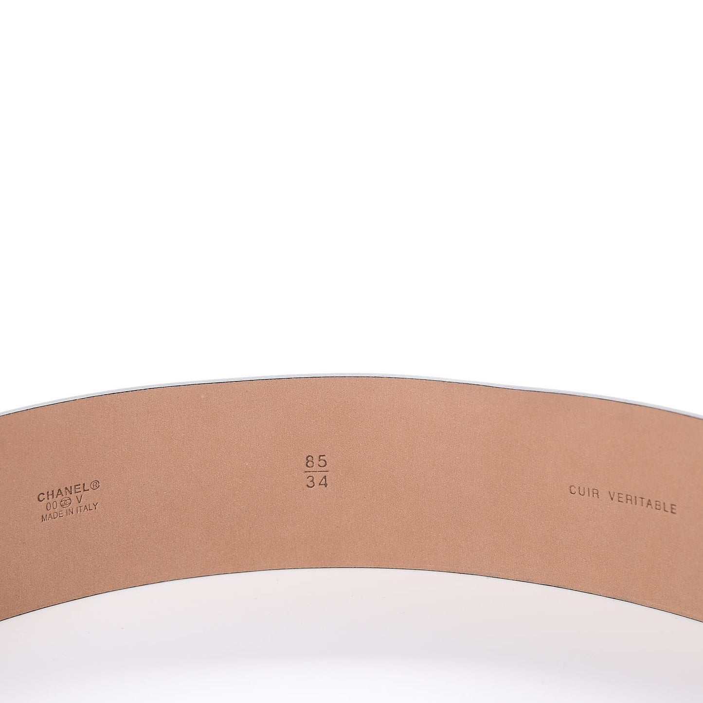 Calfskin CC Belt 85 34 Black