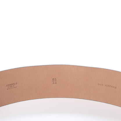 Chanel Calfskin CC Belt 85 34 Black 4 of 5