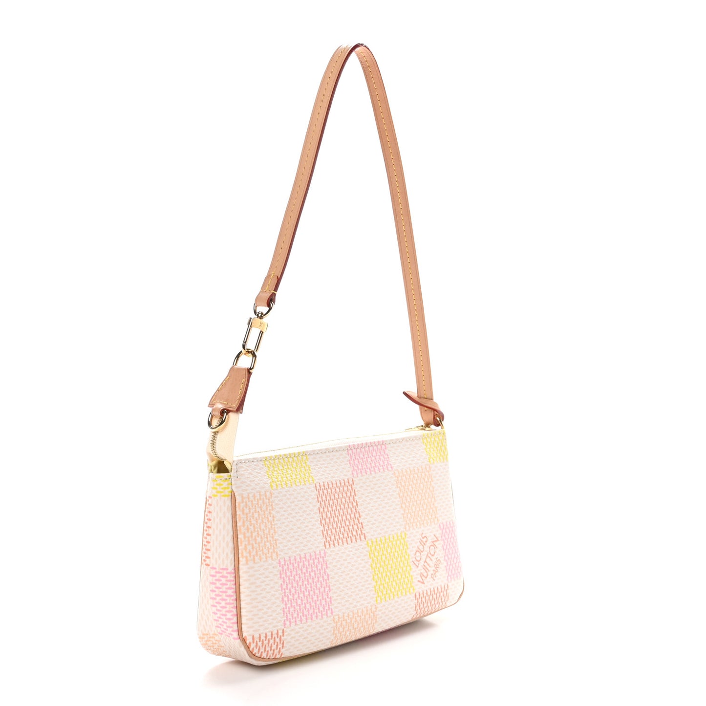 Damier Pochette Accessories NM Peach Pink