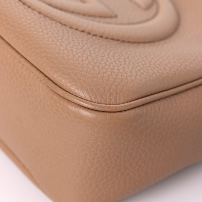 Gucci Pebbled Calfskin Small Soho Disco Bag Rose Beige 10 of 12