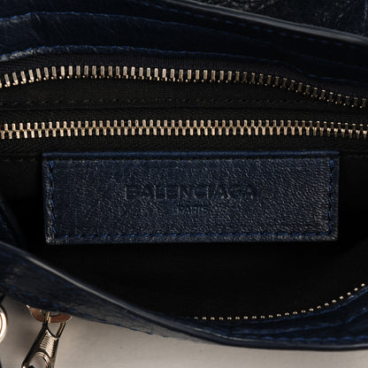 Balenciaga Agneau Giant 12 Silver Hardware Mini City Bleu Obscur 6 of 7