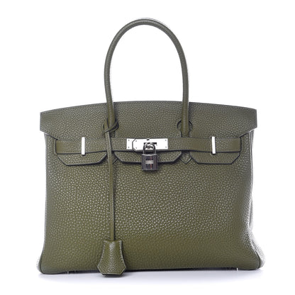 Hermes Togo Birkin 30 Vert Olive 1 of 31