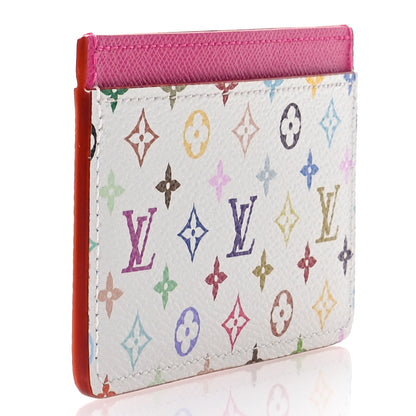 Louis Vuitton LV X TM Monogram Multicolor Card Holder Kawaii Pink 3 of 7