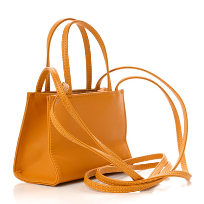 Telfar Vegan Leather Small Shopping Bag Mustard 2 of 10